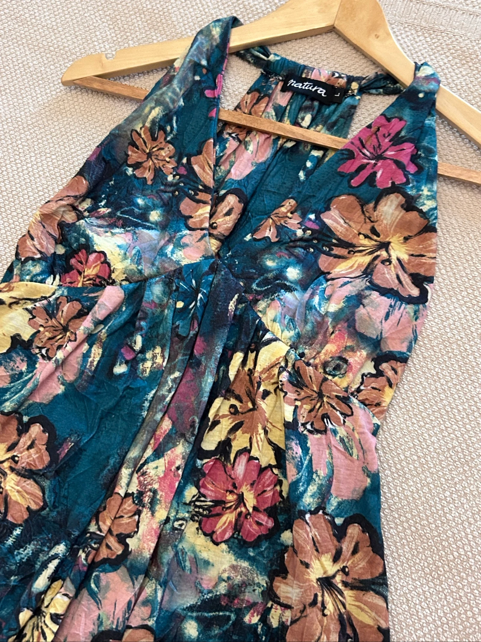Vestido verão estilo romântico da Natura tamanho G – photo 3